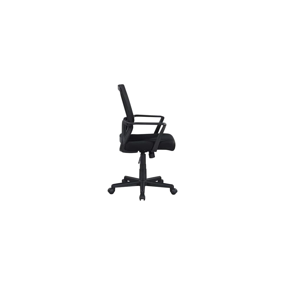 Breathable Ergonomic Mesh Office Chair, Mid-Back Desk Chair with Adjustable Lumbar Support, Headrest and Flip-Up Arms, Optimal Comfort for Long Hours Sitting, Home Office Workspace