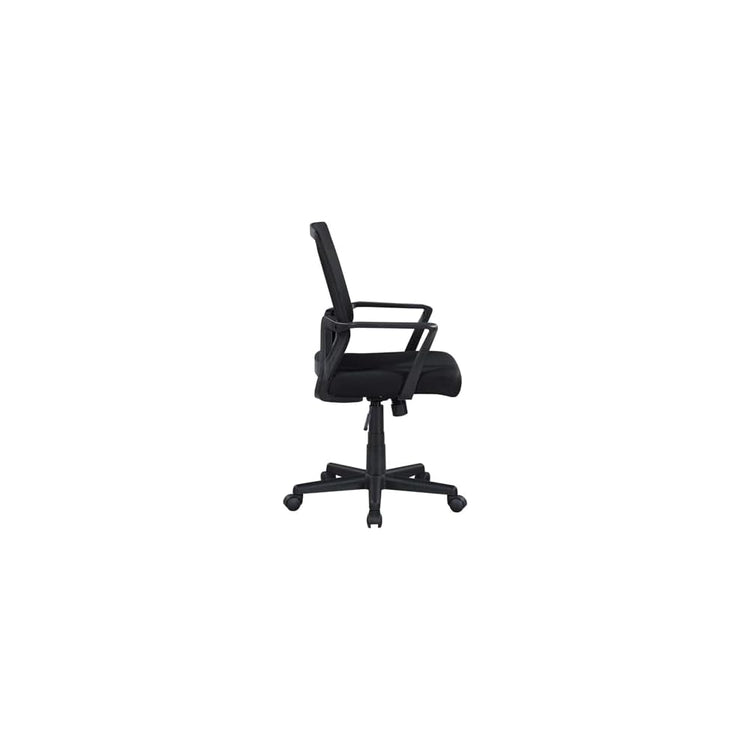 Breathable Ergonomic Mesh Office Chair, Mid-Back Desk Chair with Adjustable Lumbar Support, Headrest and Flip-Up Arms, Optimal Comfort for Long Hours Sitting, Home Office Workspace