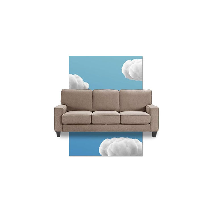 Serta Palisades Storage Sofa, 78", Tan