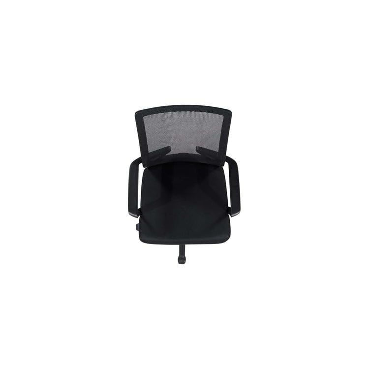 Breathable Ergonomic Mesh Office Chair, Mid-Back Desk Chair with Adjustable Lumbar Support, Headrest and Flip-Up Arms, Optimal Comfort for Long Hours Sitting, Home Office Workspace