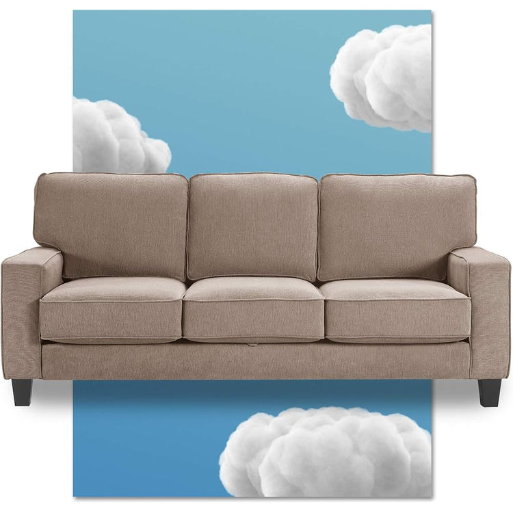 Serta Palisades Storage Sofa, 78", Tan